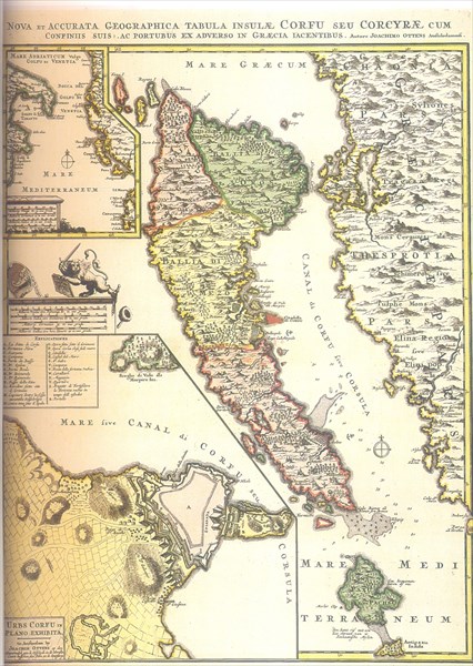 044-Старая карта Корфу
